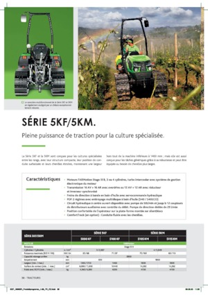 Trattrice agricola cingolati DEUTZ-FAHR 5100 KF 