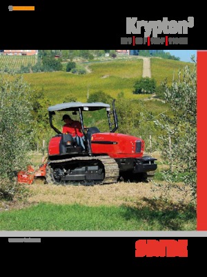 Trattrice agricola cingolati SAME Krypton³ 80 V M