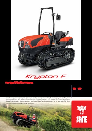 Trattrice agricola cingolati SAME Krypton³ 90 F C