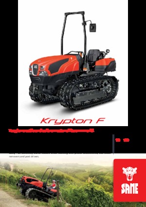 Trattrice agricola cingolati SAME Krypton³ 90 F C