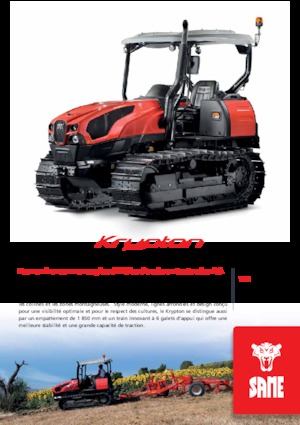 Trattrice agricola cingolati SAME Krypton 115 