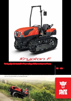 Trattrice agricola cingolati SAME Krypton F 100 