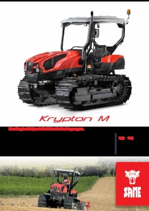 Trattrice agricola cingolati SAME Krypton M 105 