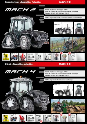 Trattrice agricola cingolati Carraro Mach 2 R