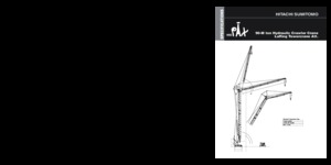 Gru cingolate - braccio a traliccio Hitachi Sumitomo SCX 900-2