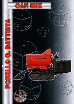 Dumper cingolati Porello Car Mix