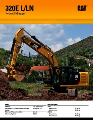 Escavatori cingolati Caterpillar 320E LN