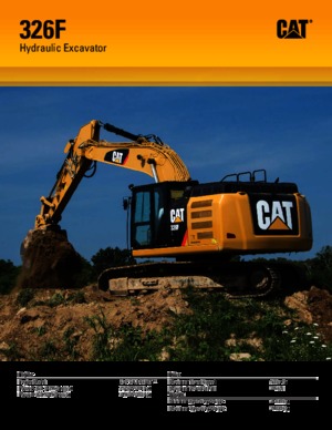 Escavatori cingolati Caterpillar 326F L