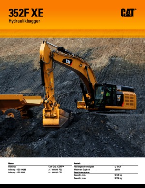 Escavatori cingolati Caterpillar 352F L XE