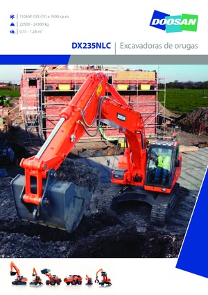 Escavatori cingolati Doosan DX235NLC