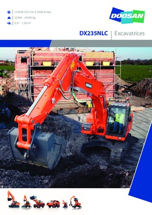Escavatori cingolati Doosan DX235NLC