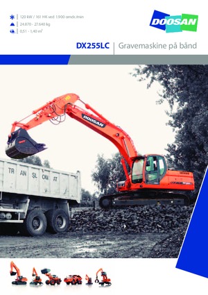 Escavatori cingolati Doosan DX 255 LC