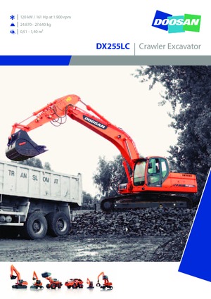 Escavatori cingolati Doosan DX 255 LC
