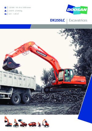 Escavatori cingolati Doosan DX 255 LC