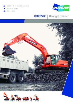 Escavatori cingolati Doosan DX 255 LC
