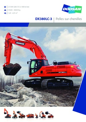 Escavatori cingolati Doosan DX380LC-3