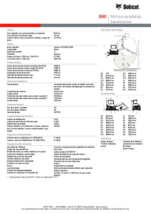 Escavatori cingolati Bobcat E 60