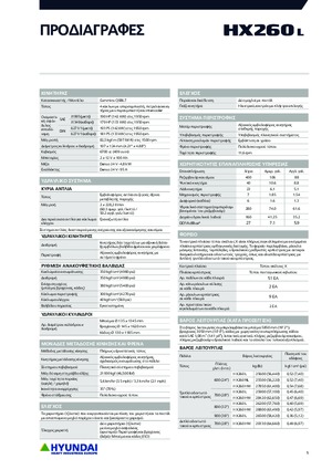 Escavatori cingolati Hyundai HX260NL