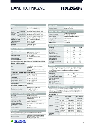 Escavatori cingolati Hyundai HX260L
