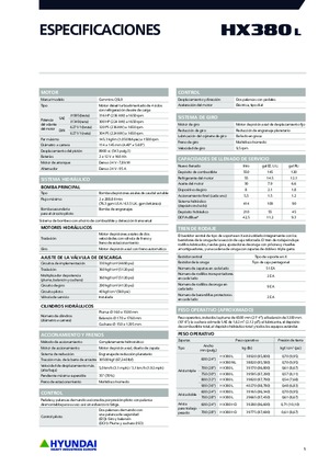 Escavatori cingolati Hyundai HX380L