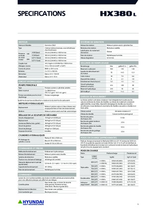 Escavatori cingolati Hyundai HX380L