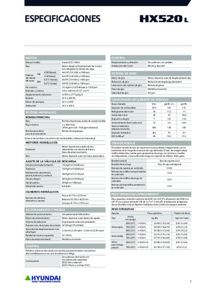 Escavatori cingolati Hyundai HX520L