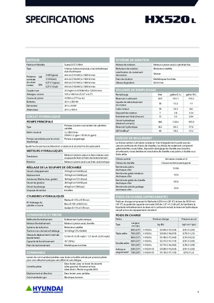 Escavatori cingolati Hyundai HX520L