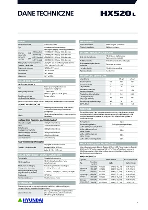 Escavatori cingolati Hyundai HX520L