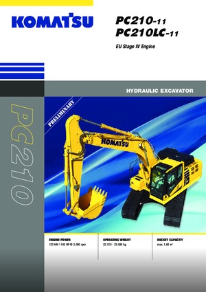Escavatori cingolati Komatsu PC210LC-11E0