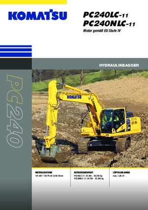 Escavatori cingolati Komatsu PC240NLC-11E0