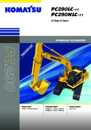 Escavatori cingolati Komatsu PC290NLC-11E0