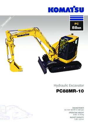 Escavatori cingolati Komatsu PC88MR-10