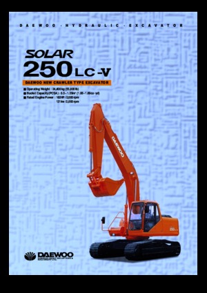 Escavatori cingolati Doosan Solar 250 LC-V