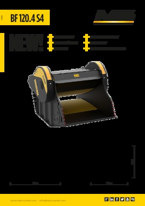 Benna frantumatrice MB Crusher BF120.4 S4