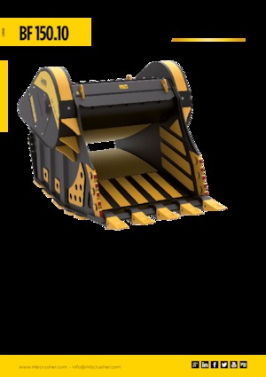 Benna frantumatrice MB Crusher BF150.10