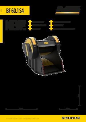 Benna frantumatrice MB Crusher BF60.1 S4