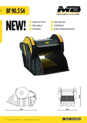 Benna frantumatrice MB Crusher BF90.3 S4