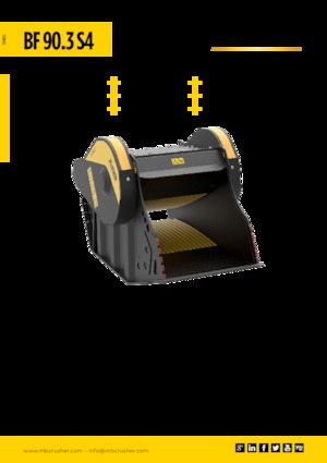 Benna frantumatrice MB Crusher BF90.3 S4