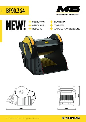 Benna frantumatrice MB Crusher BF90.3 S4