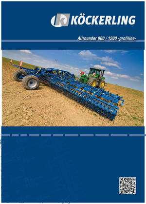 Coltivatori con vomeri ad alette Köckerling Allrounder 120