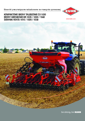 Coltivatori con vomeri ad alette Kuhn CD 3020