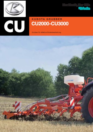 Coltivatori con vomeri ad alette Kubota CU3400CF AR