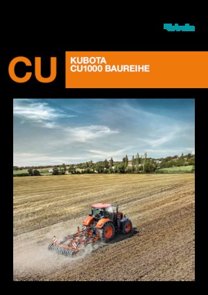 Coltivatori con vomeri ad alette Kubota CU1600F RS