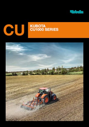 Coltivatori con vomeri ad alette Kubota CU1600F RS