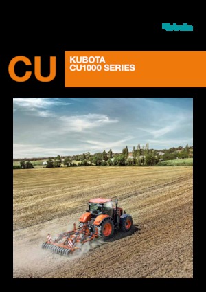 Coltivatori con vomeri ad alette Kubota CU1600F RS