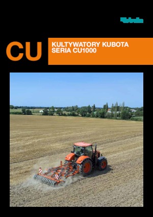 Coltivatori con vomeri ad alette Kubota CU1600F RS