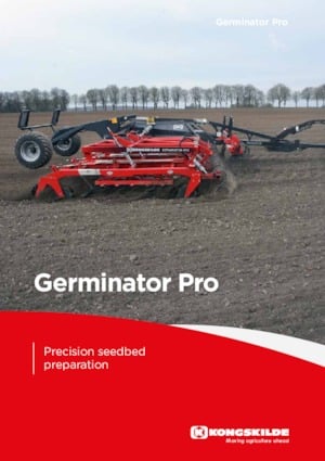 Coltivatori con vomeri ad alette Kongskilde Germinator Pro 6200