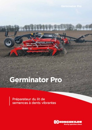 Coltivatori con vomeri ad alette Kongskilde Germinator Pro 7900