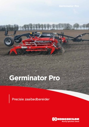 Coltivatori con vomeri ad alette Kongskilde Germinator Pro 6200