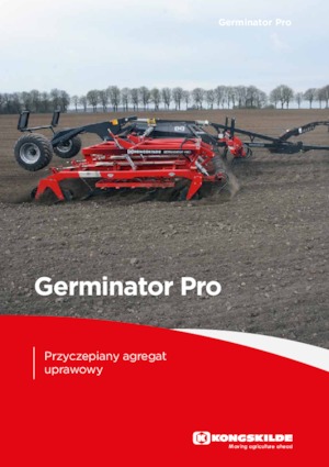 Coltivatori con vomeri ad alette Kongskilde Germinator Pro 6200